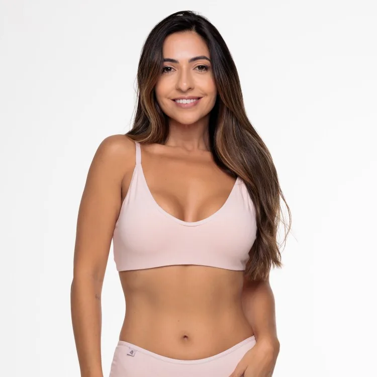 Sutiã Básico sem Bojo — Nude