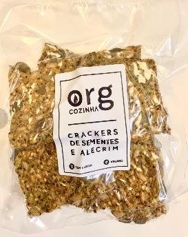 Crackers de Sementes e Alecrim